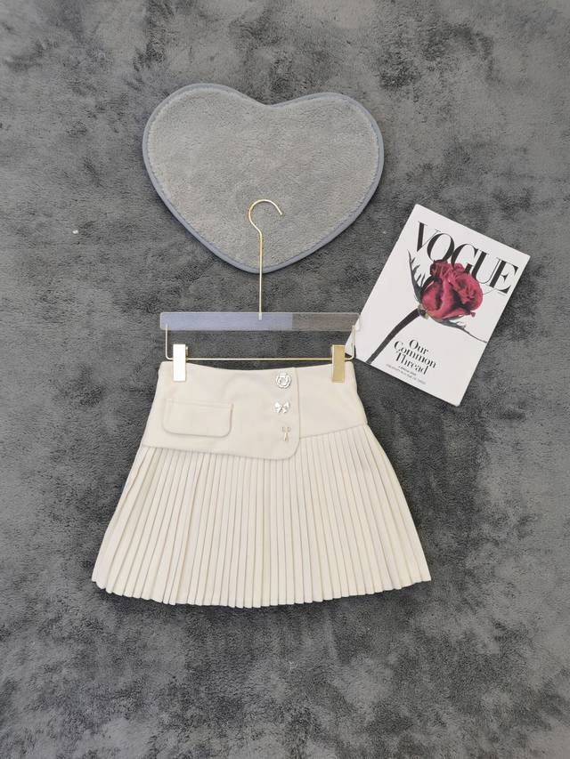 New Stylish Pleated A-line Mini Skirt p, Versatile Item Smlp DDD