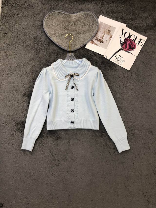 Hot Item Chanel-Style Collared Cardigan Sweater Smlp DDD