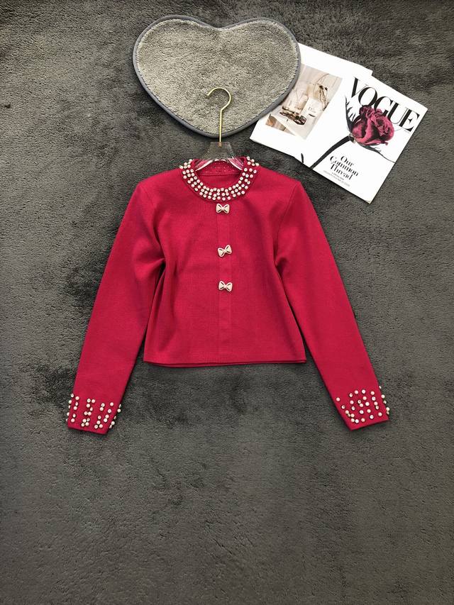 Designer Crew Neck Rhinestone Sweater Smlp DDD