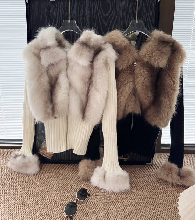 Product Name: Celin* Arc de Triomphe Metal Zipper Head Eco-friendly Fur Patchwo