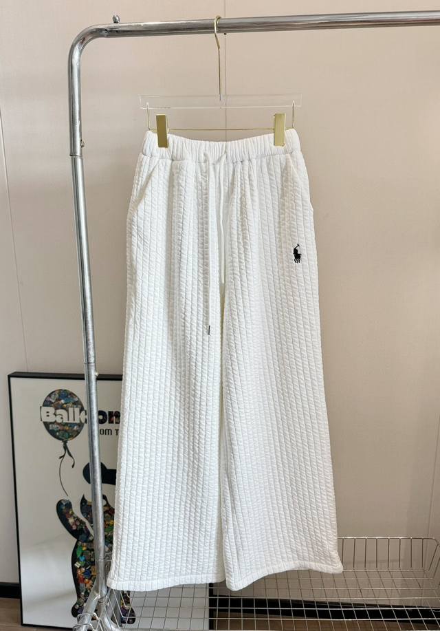 Product Name: Ralph Laure* Equestrian Embroidered Vertical Stripe Relaxed Loose