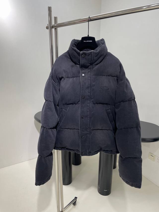 New Arrival Loop Sports Icon Denim Parka/Coat Ring-spun Denim Ready-to-Wear Wash