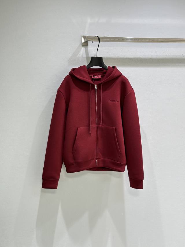 25Ss New Autumn/Winter Arrival! Hooded zip-up sweatshirt, loose fit, soft cotton
