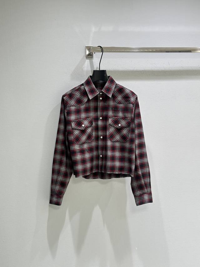 25Ss Autumn New Arrival! American Retro Red Plaid Shirt: Vintage plaid pattern,