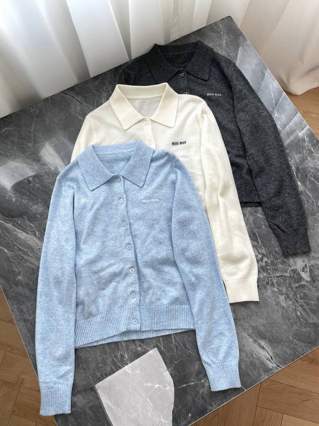 25 New Retro Polo Collar Knit Cardigan: A perfect blend of preppy style and unde