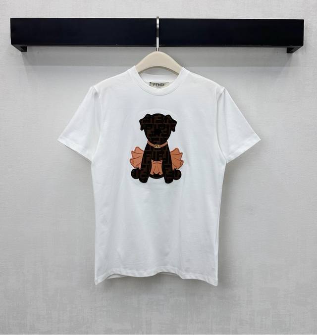 Fend*2025 New Arrival: Crew Neck Cartoon Custom Yb Imported Twill Cotton Materia