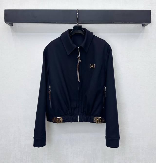 Louis Vuitto*2025 New Arrival: Leather Button Jacket, Custom Made with Imported