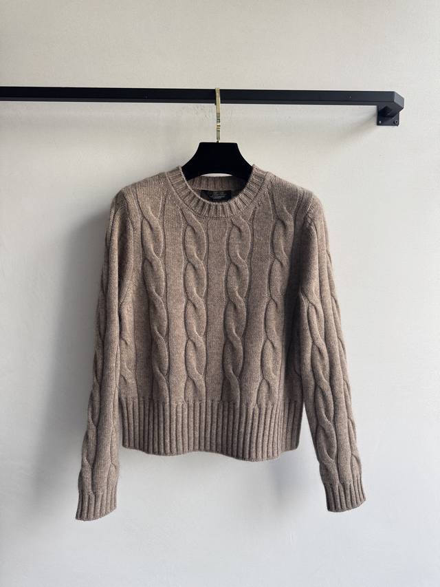 Loropiana Classic Cable Knit Cashmere Sweater. A high-quality sweater is not onl