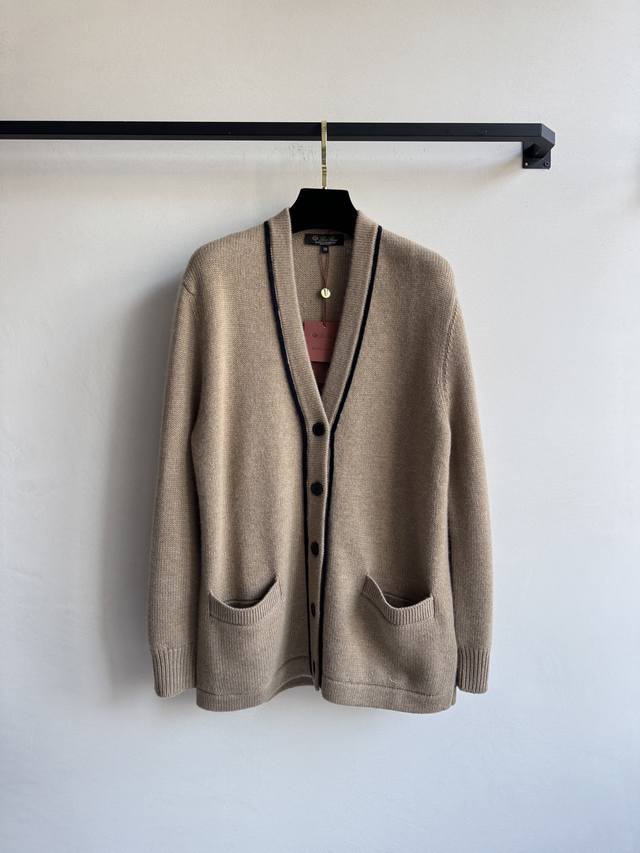 Loropian* New Arrival: A sophisticated, vintage-inspired V-neck cashmere knit ca