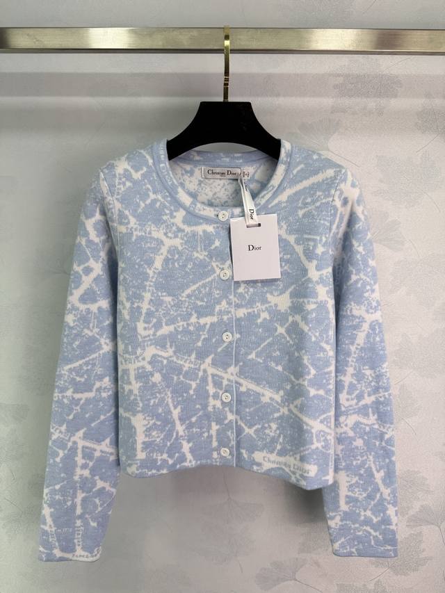 Dio*25 Autumn/Winter New Patterned Knit Cardigan, soft and comfortable wool fabr