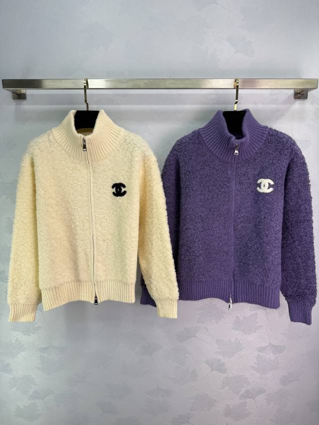 Ch*25 Autumn/Winter New Zipper Knit Cardigan, Soft Knit Material, Super Comforta