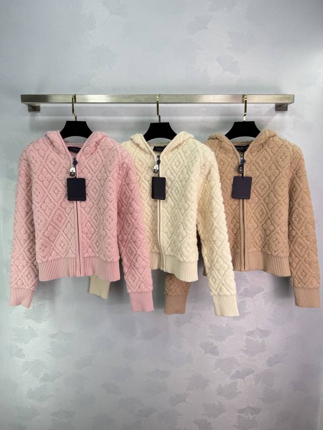 Lou*25 Autumn/Winter New Knitted Zipper Jacket, soft, delicate, and warm, perfec