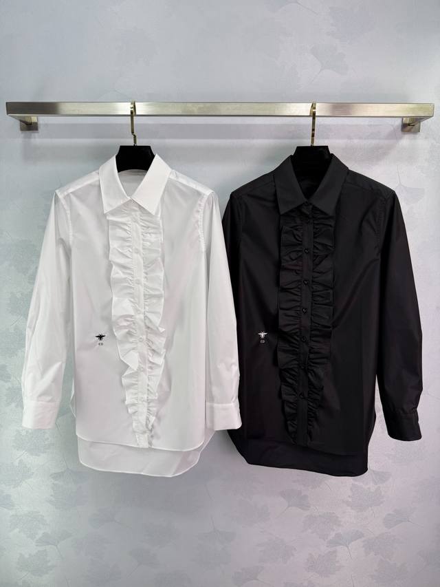 Dio* 2025 Early Autumn Newest Collection! Lace-trimmed lapel long-sleeved shirt!