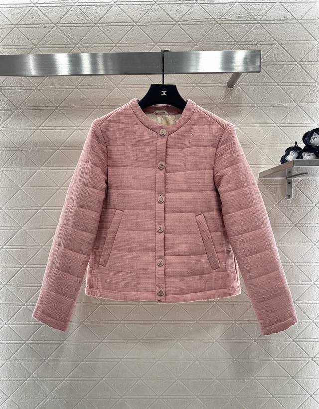 Gucc* 2025 New Arrival Round Neck Dress-Style Cotton-Padded Jacket Custom-made i