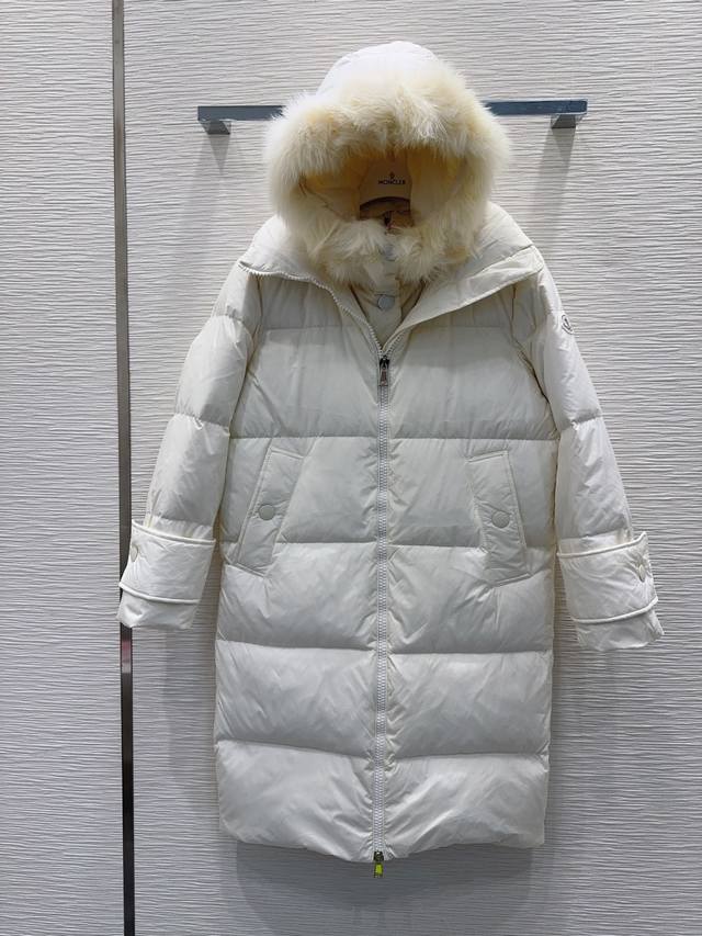 Moncle*2025Fw New Fox Fur Collar Down Jacket - Excellent overall warmth, unique