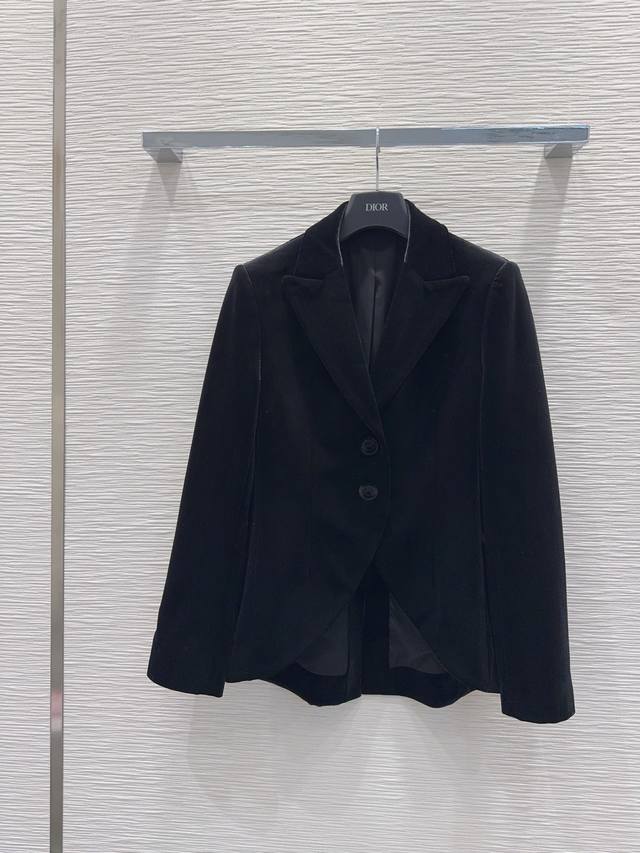 Christian Dio* 2025Fw New Style Simple and Elegant Suit Jacket. Made of very hig
