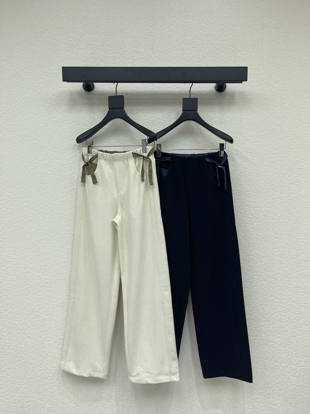 Loew*25 New Style Side Waist Buckle Drawstring Straight Leg Pants. Custom-made i