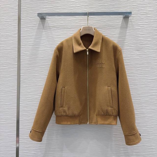 Miu Mi* 2025Fw New Jacket - Rocket Speed Production! The entire jacket features