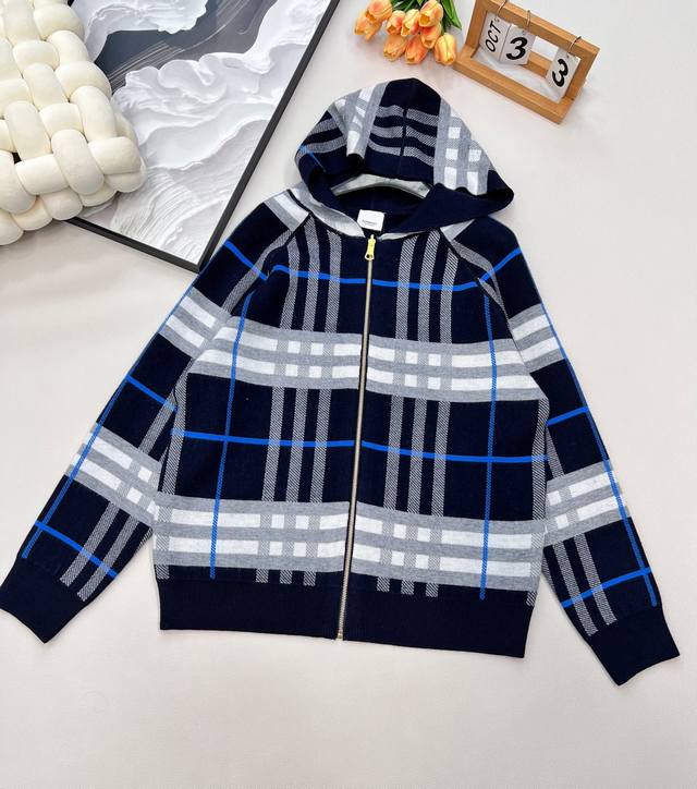 Burberry Autumn/Winter New Retro British Style Reversible Horse Pattern Wool Car