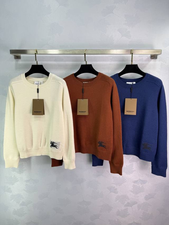 Bu*25 Autumn/Winter New Knit Sweater, made with high-quality wool, soft and comf