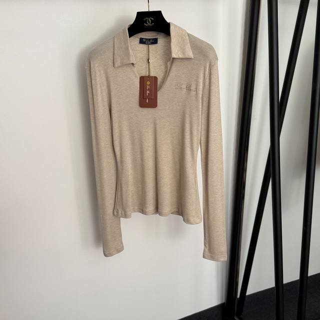 Style No. 20257415 Loro piana*Lp New Logo Embroidered Letter Lapel Slim Fit Lon