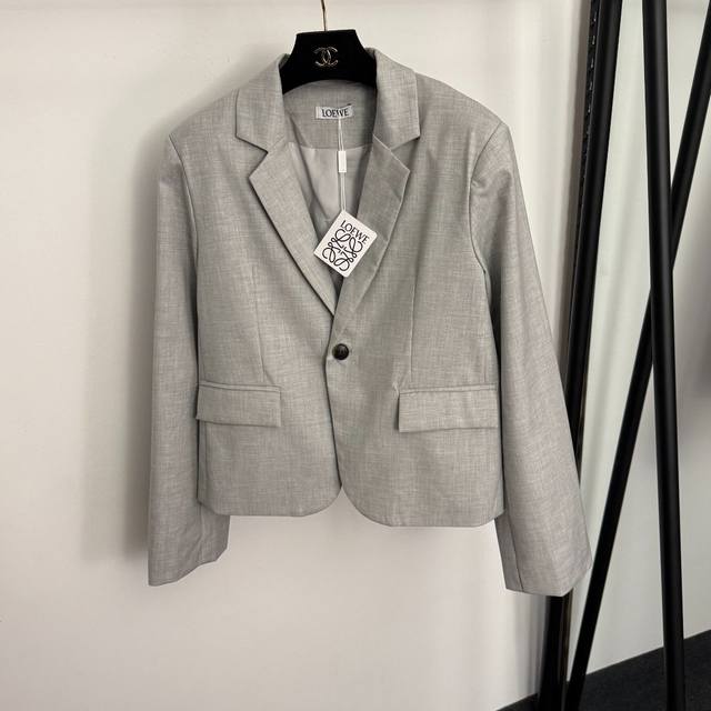 Style No. 20257425 Loew* New Slim Fit Single-Button Long-Sleeve Blazer with Emb