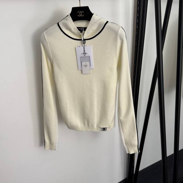 Style No. 20257403 Chanel* New Chanel-style high-neck long-sleeved wool knit to