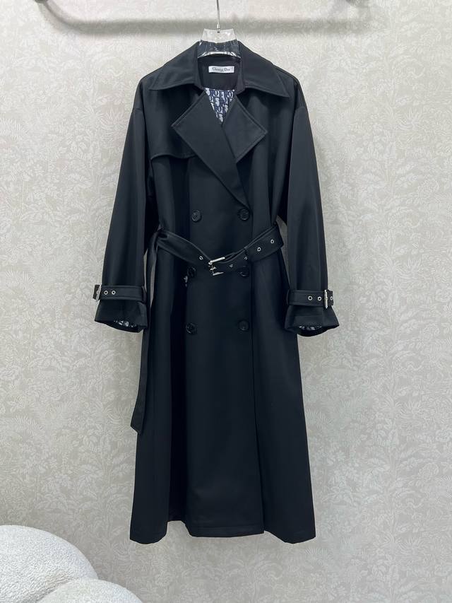 Dio*New 2025 Long Trench Coat - Chic and Blogger-Style! A must-have for creating