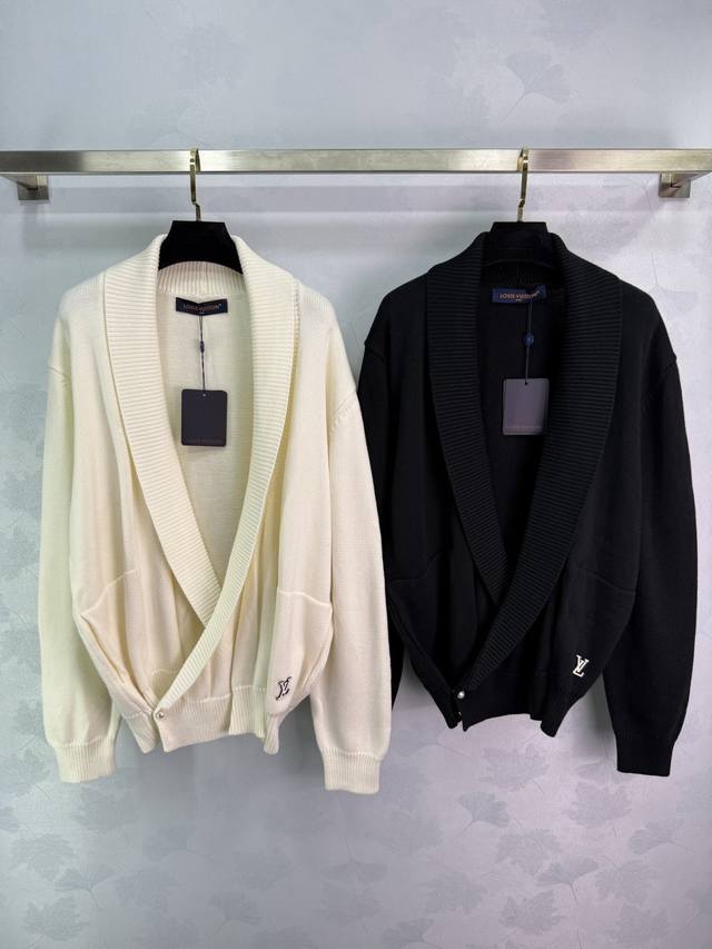 Lou*25 Autumn/Winter New Dandy Style Knit Cardigan, made of fine sheep's wool, s