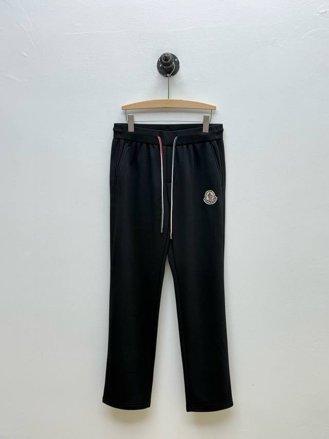 Mon Logo-decorated drawstring sweatpants, OEM factory production Autumn/Winter N