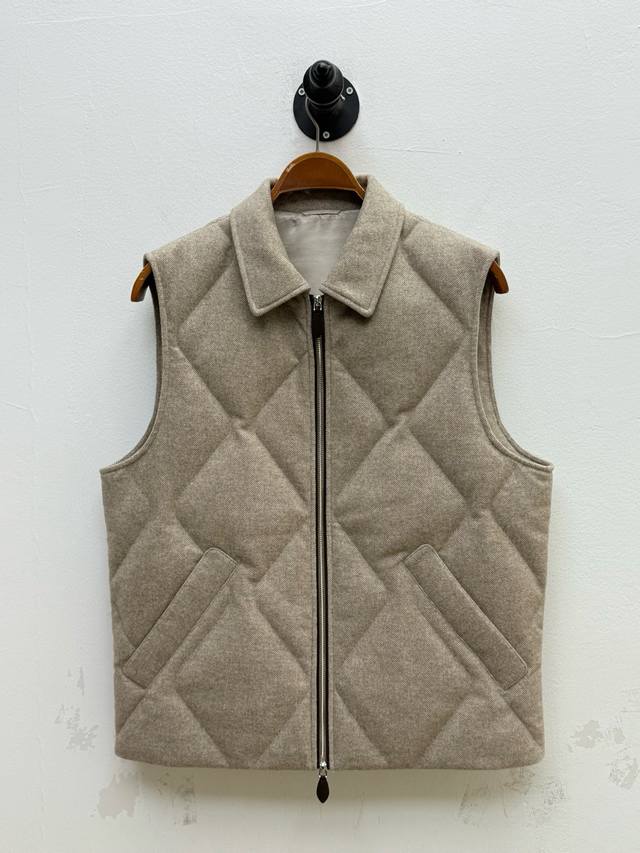 Ber Wool Blend Collared Vest, Factory Direct from OEM p, Early Autumn New Arriva