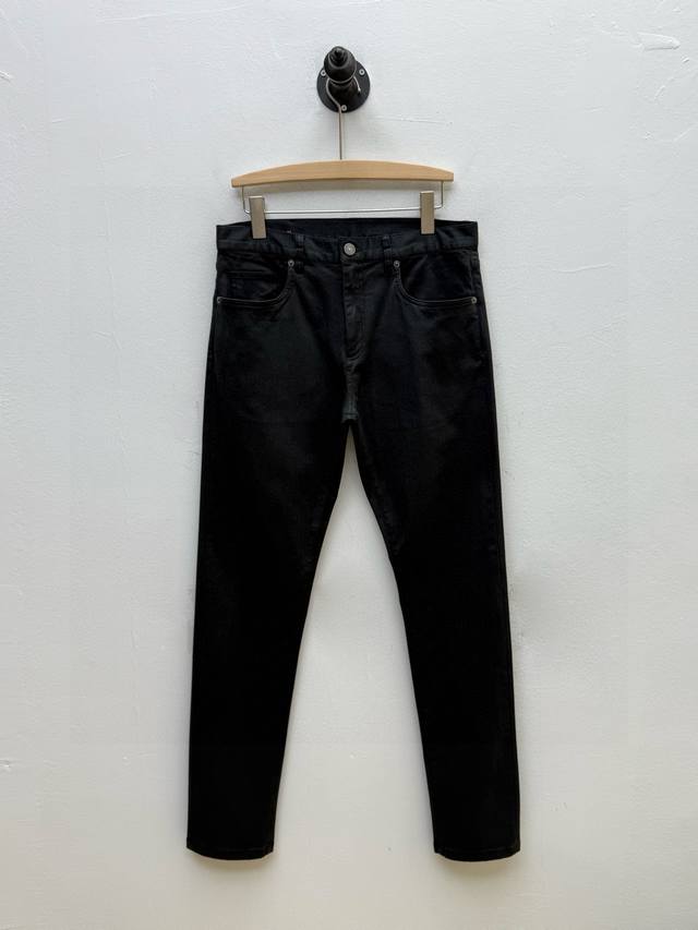 Zz Leather-label cotton five-pocket jeans, export surplus Autumn series Original