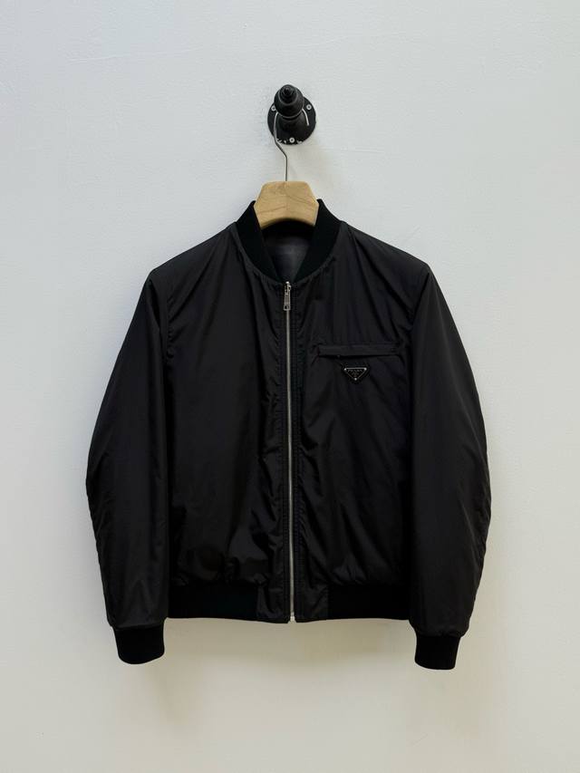 pr Baseball Collar Reversible Leather Jacket, Factory Direct Production Autumn/W