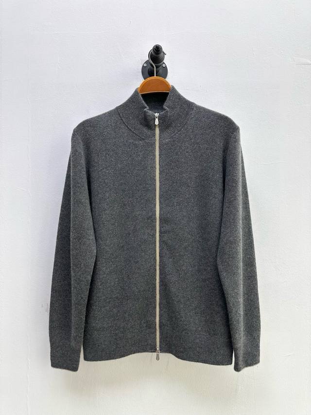 Bc - Cashmere Zipper Cardigan, OEM Factory Production, Trading Company Order, Au