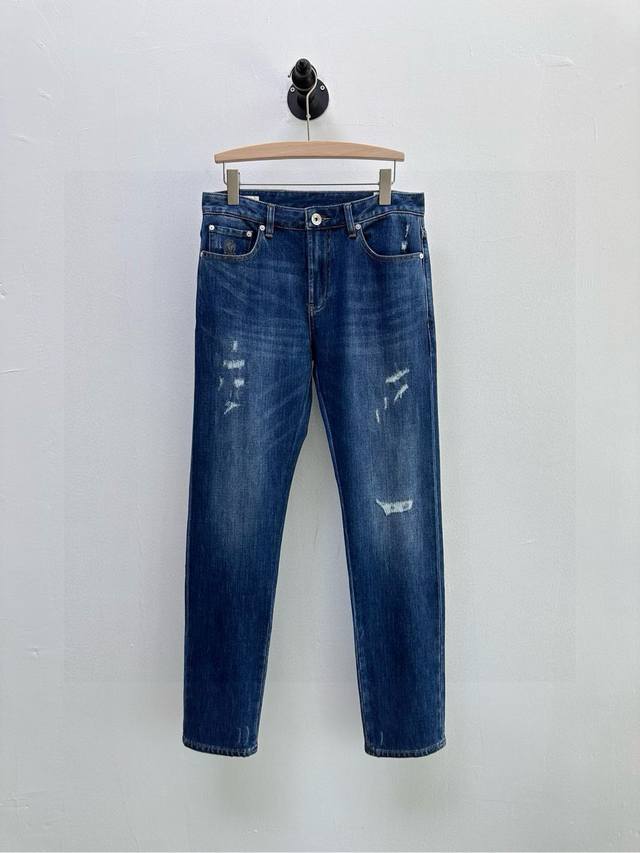 Bc Five-Pocket Embroidered Logo Jeans Stretch Denim Early Spring Collection Dens