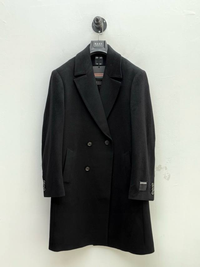 Zz Cashmere Double-Breasted Tailored Coat, Original Customer-Supplied Oasis Cash
