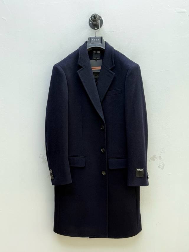Zz Cashmere Single-Breasted Tailored Coat, Original Customer-Supplied Oasis Cash