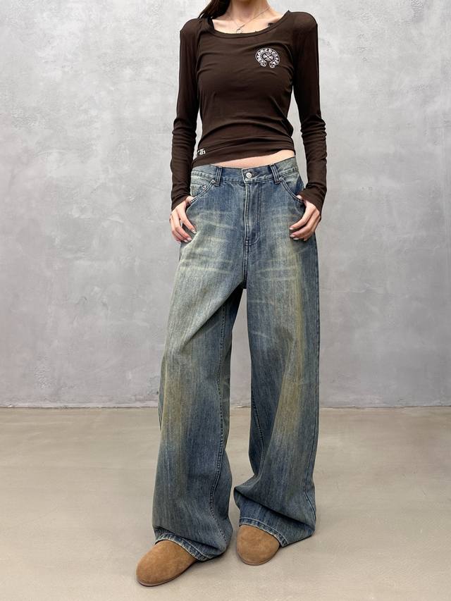 Acne | New jeans, garment-washed and dyed, imported slub denim fabric, unisex, s