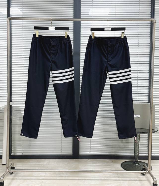 Long Pants Tb Yarn-dyed Four-stripe Casual Long Pants Classic Yarn-dyed Four-st