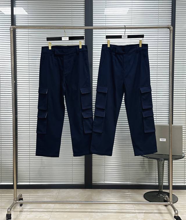 Long Pants Tb Washed Cotton Casual Cargo Pants Early Autumn Classic Cut Cargo P