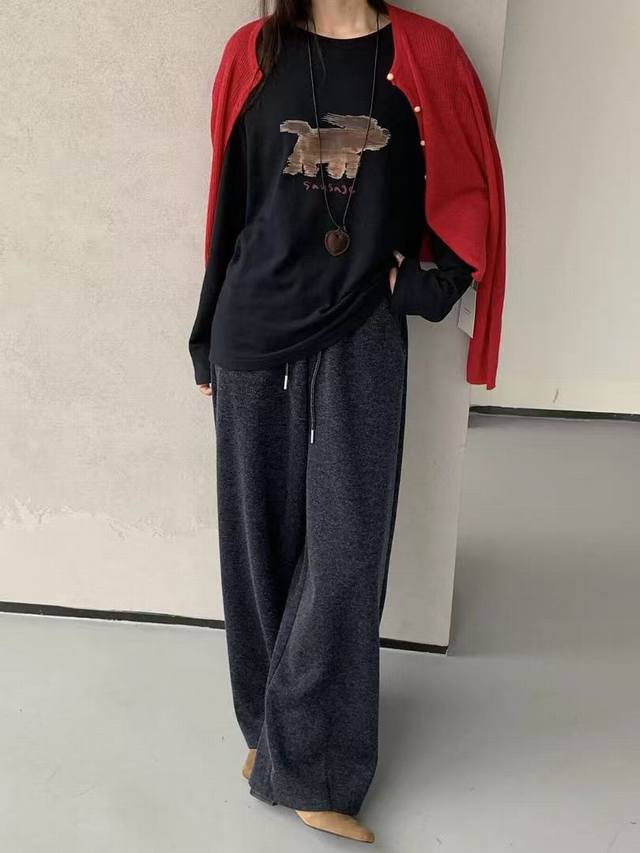 Original Nc 2025 Autumn/Winter New Fashion Drawstring Casual Pants, custom impo