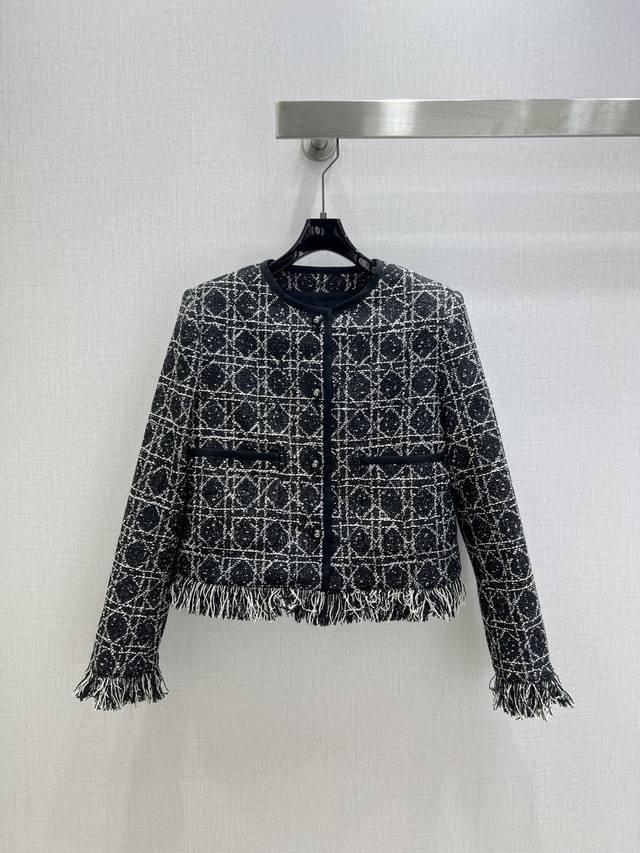 Highly recommend Dio*2025 Autumn/Winter New Arrival Diamond Pattern Tassel Pock