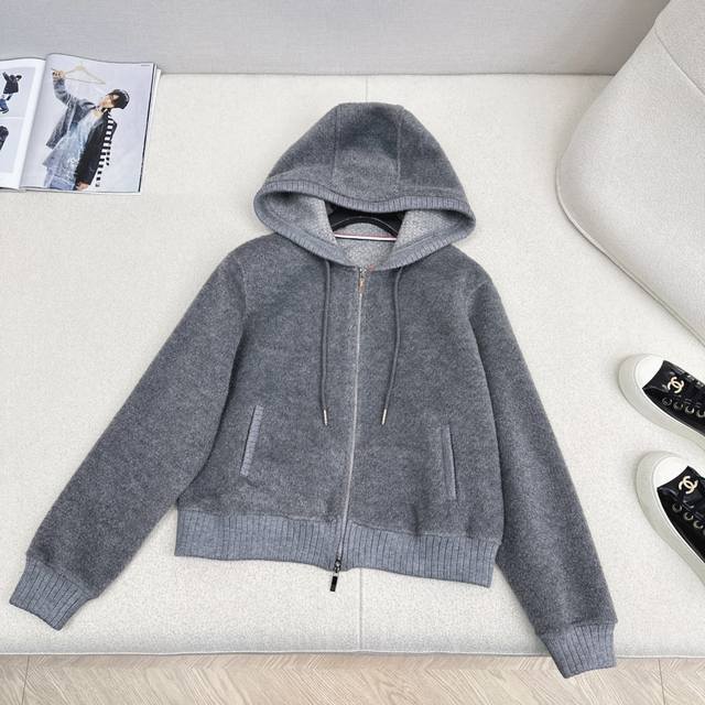 Hot Selling Item Recommendation Tb 25Ss Autumn/Winter Newest Wool Hooded Basebal
