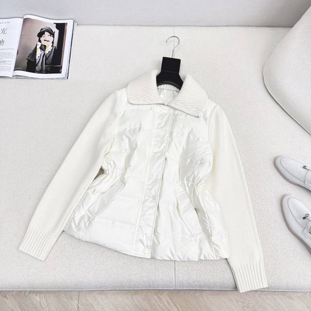 Lp30Ss Autumn/Winter Newest Cashmere Knitted Down Jacket. 100% cashmere knitted