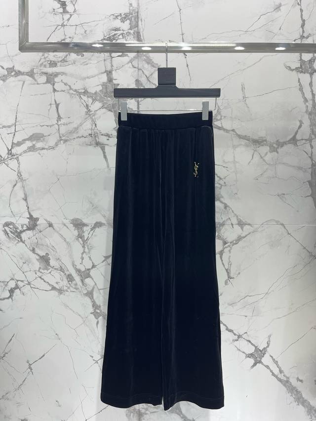 Saint Family Velvet Pants Versatile Velvet Pants Sizes S, M, L DDD