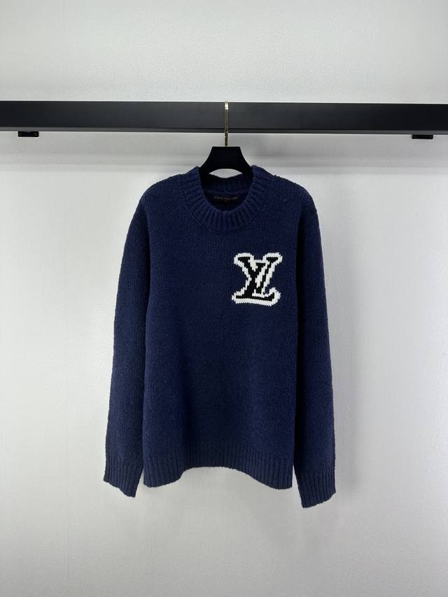 1:1 Lv * New Arrival Details Autumn/Winter New Teddy Round Neck Letter Long-Slee