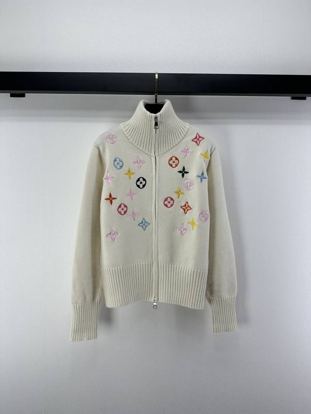 Lv New Arrival Details: Autumn/Winter New Stand-up Collar Knit Cardigan, soft ma