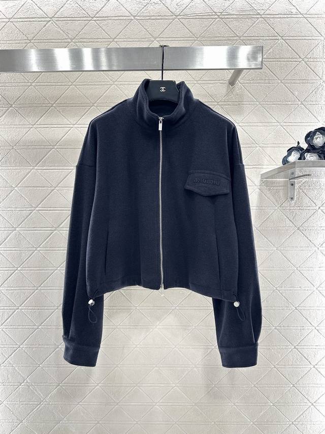 Miu Mi* 25Af New Arrival: Zipper Jacket and Trousers Set, Custom Made with Impor