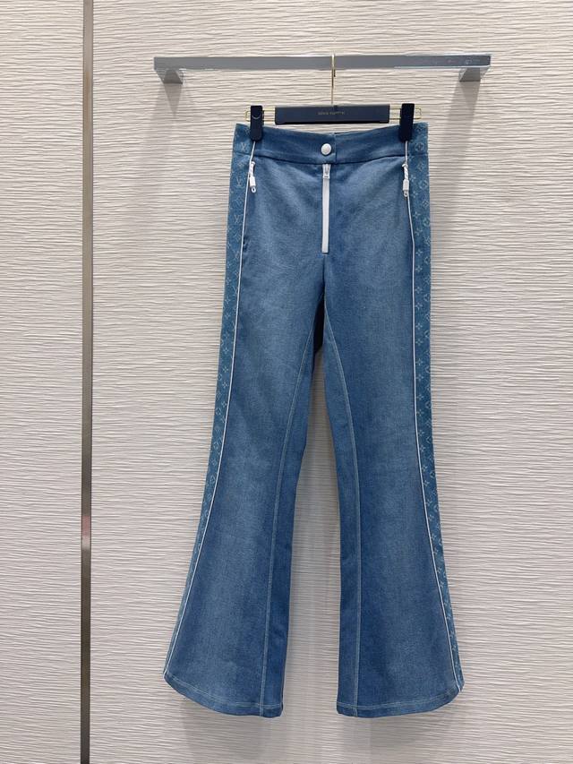 Louis Vuitto* 2025Fw New Arrival Trousers - Printed Fabric, Classic and Stylish,