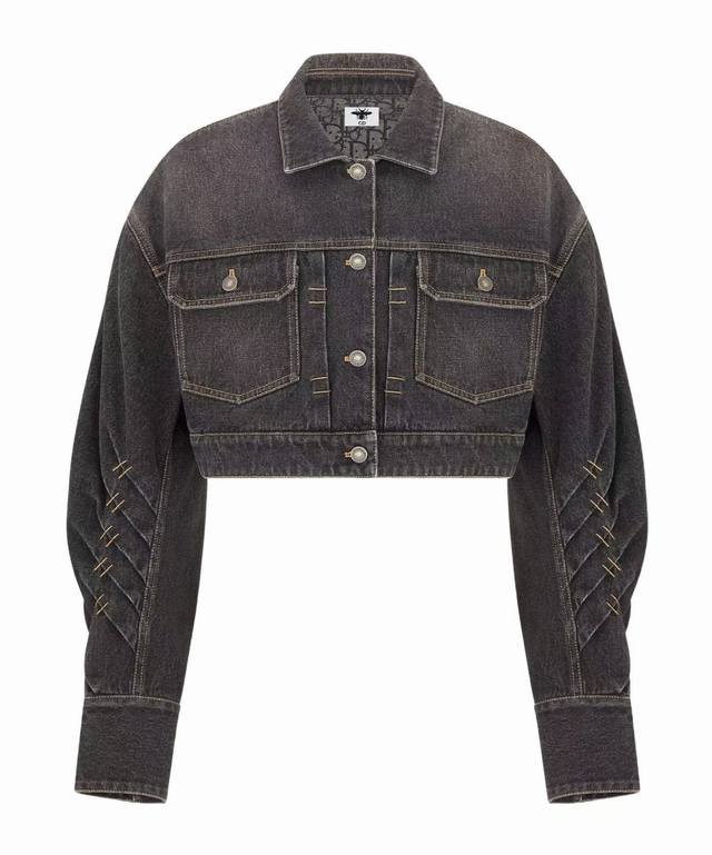 Dio Jacket* New High-End Customized Letter Logo Hardware Buttons, Selected Wash